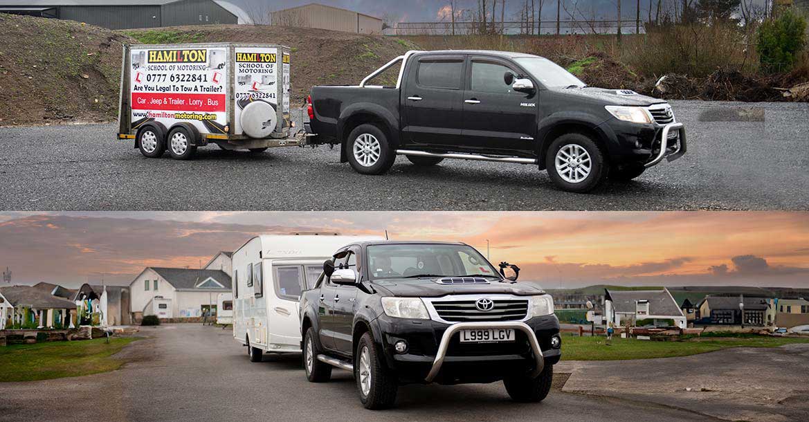 Image of trailer and caravan driving lessons in Northern Ireland